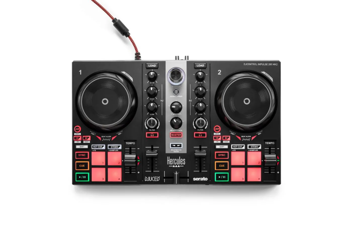 Hercules DJControl Inpulse 200 MK2 beginner DJ controller
